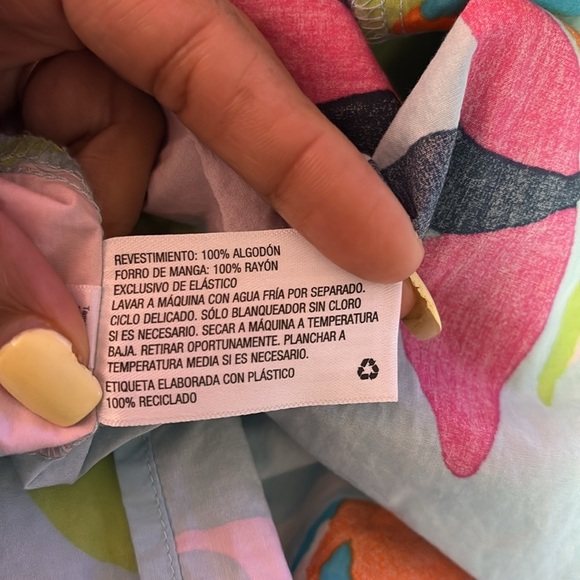 A New Day Green and Blue Sleeveless Sundress - Picture 8 of 8